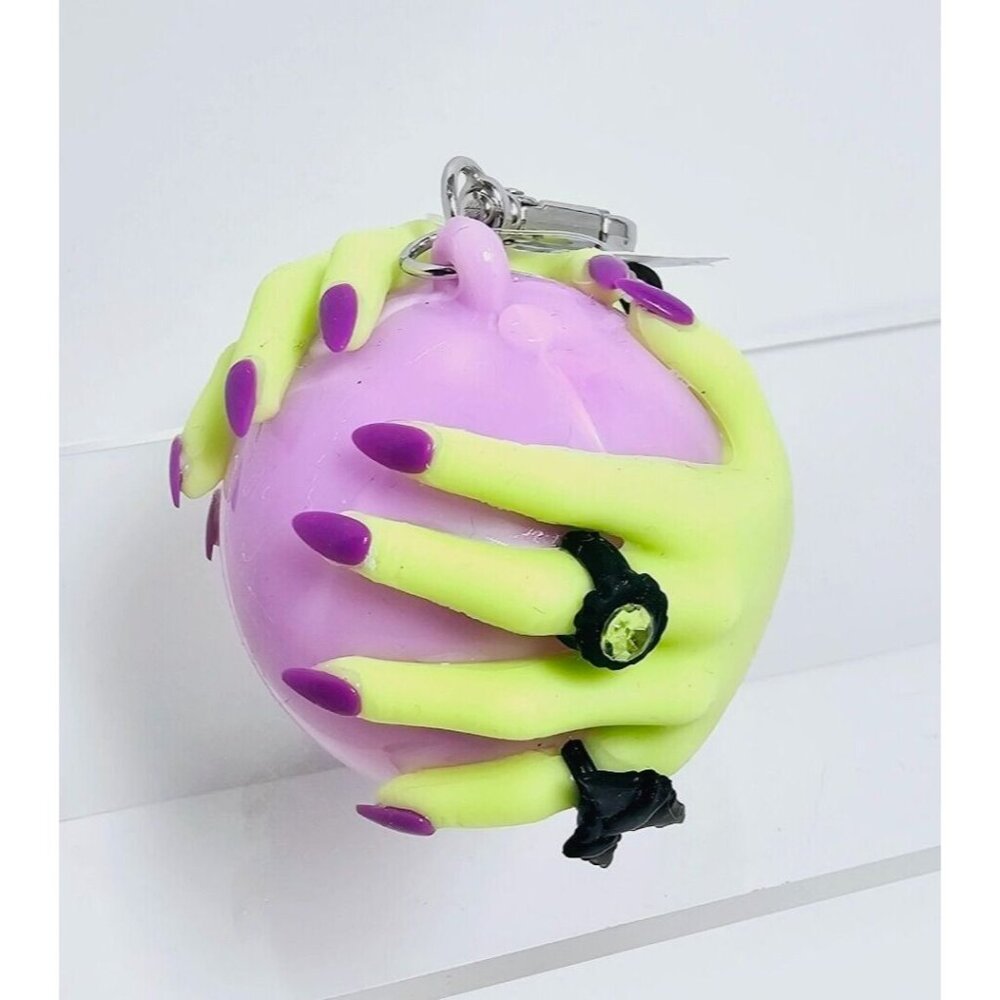 Witch Hand Glow n the Dark LightUp Crystal Ball Pocketbac Holder Bath Body Works
